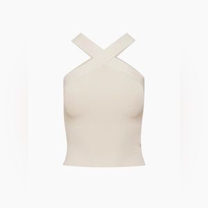 Aritzia babaton Sculpt Knit Criss Cross Tank